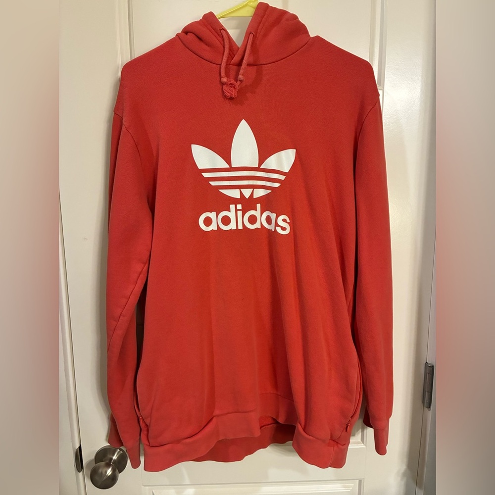 Adidas Women's Orange/Coral Sweater